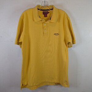Vintage Chaps Denim Yellow Polo Shirt Mens Large